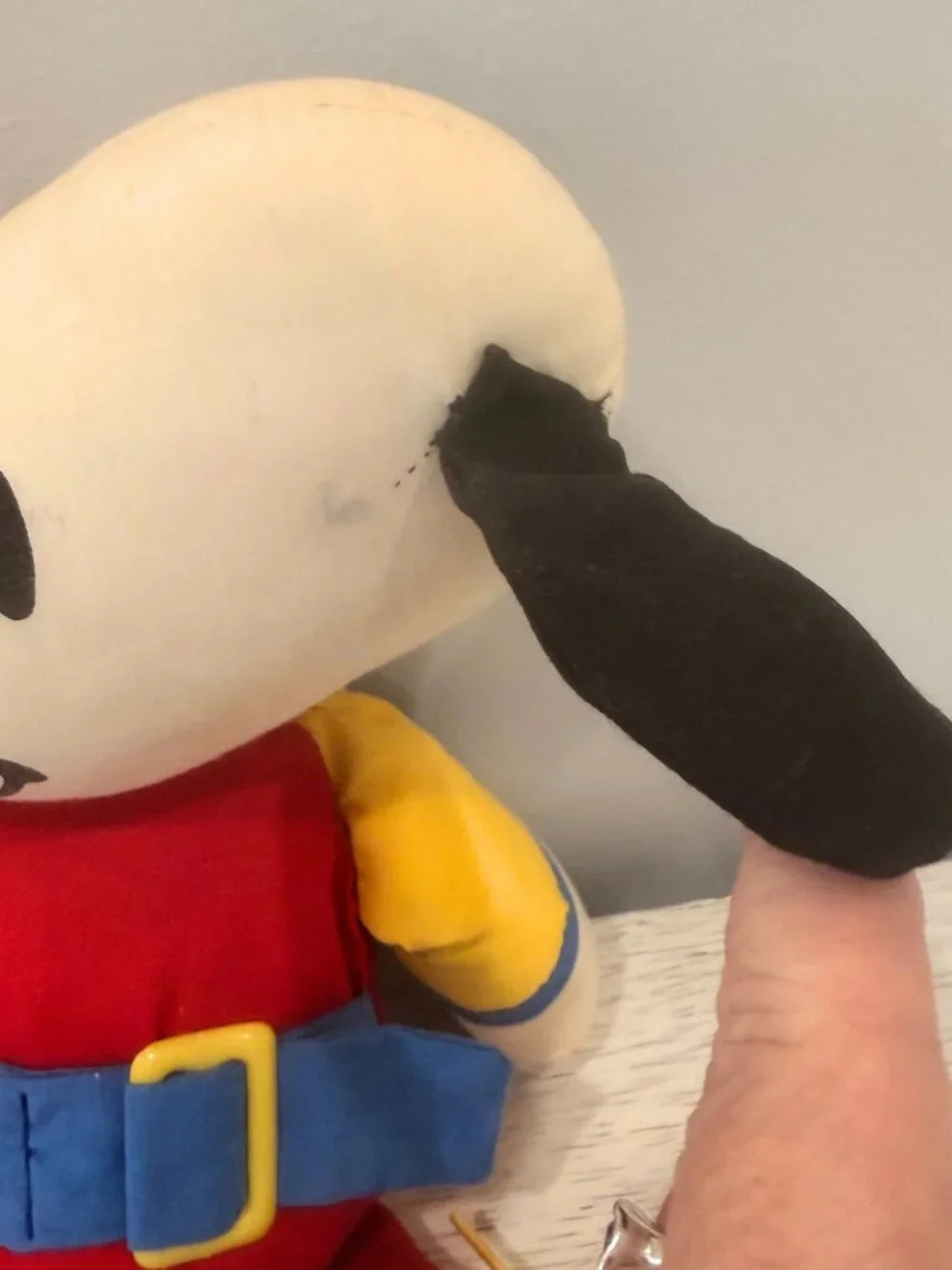 Vintage 1968 Learn & Play Peanuts Snoopy Doll Teach Me to Dress Activity Toy